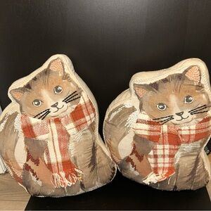 Pendleton Orange Plaid Accent Pillow